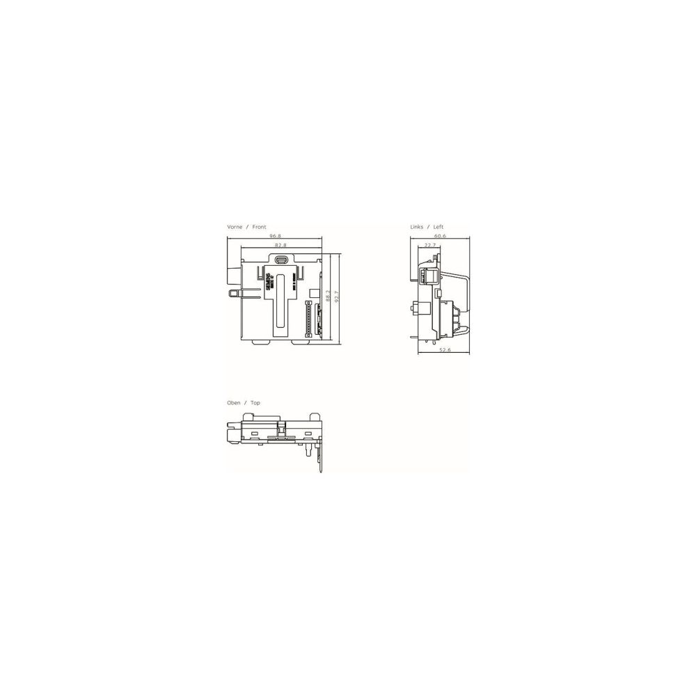 Siemens Busmodul 6ES71957HA000XA0 für ET 200M mit 2 Steckplätzen 92x97x30mm... SIEMENS-6ES71957HA000XA0 4025515060192 (Abb. 2)