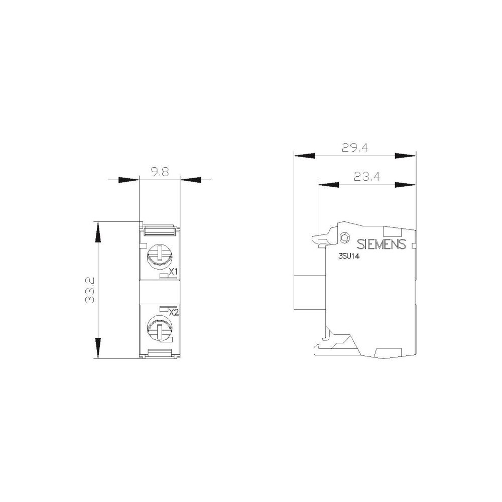 Siemens LED-Modul grün mit integrierter LED 230V AC Schraubanschluss Frontbef... SIEMENS-3SU14011BF401AA0 4011209943438 (Abb. 3)