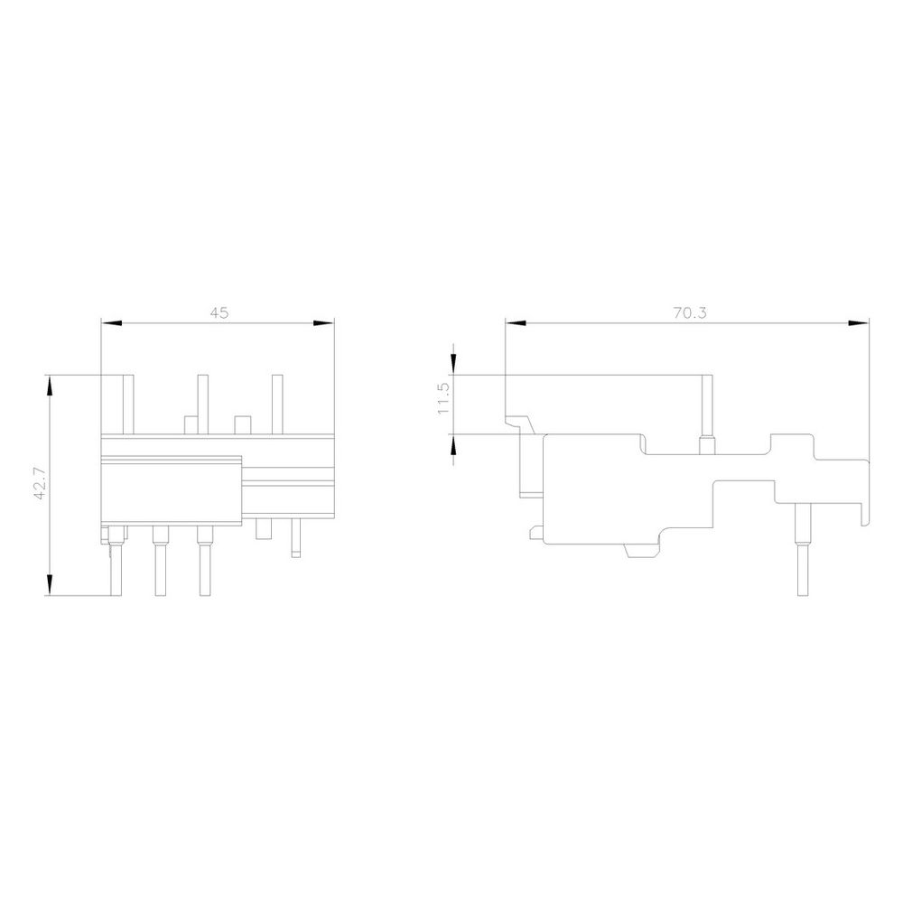 Siemens Verbindungsbaustein elektrisch und mechanisch für 3RV1.2 und 3RT101 AC/DC... SIEMENS-3RA19211DA00 4011209516502 (Abb. 4)