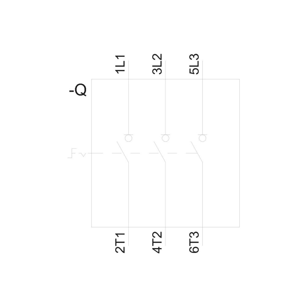 Siemens SENTRON 3LD2 Not-Aus-Schalter 3-polig 16A 8kW IP65 Drehgriff Rot 3LD20640... SIEMENS-3LD20640TB53 4011209512122 (Abb. 3)