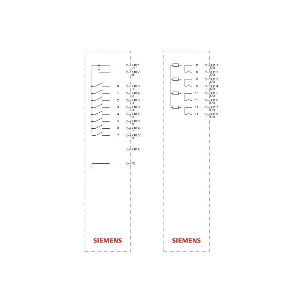 Siemens LOGO! 12/24RCE Logikmodul mit Display 8DE/4DA 10,8-28,8V DC 10A 90x71... SIEMENS-6ED10521MD080BA2 4034106034474 (Abb. 3)