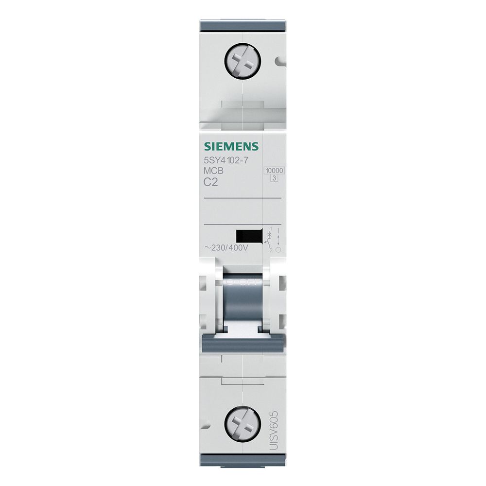 Siemens Leitungsschutzschalter 5SY4 C 2A 1-polig 10kA 230/400V 5SY41027... SIEMENS-5SY41027 4001869181325 (Abb. 11)