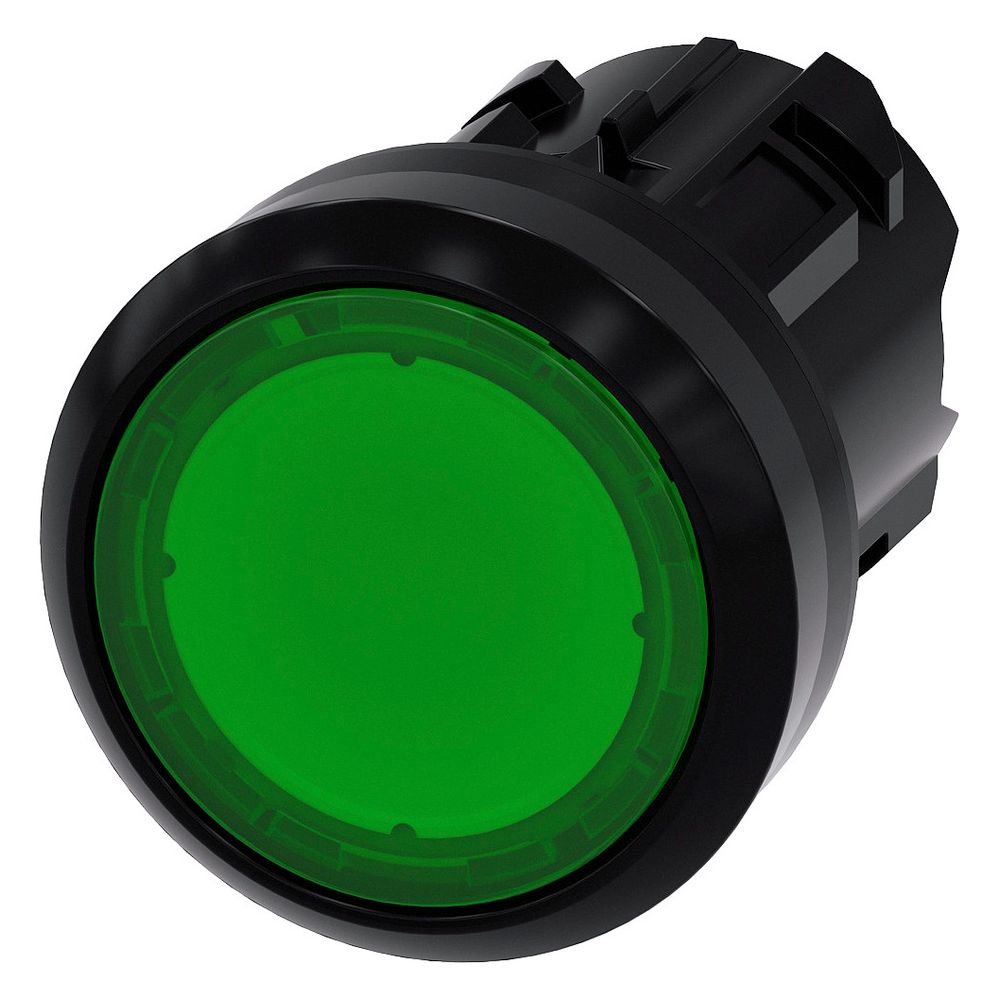 Siemens Drucktaster 3SU1001-0AB40-0AA0 beleuchtbar flach 22,3mm Grün Kunststo... SIEMENS-3SU10010AB400AA0 4011209955721 (Abb. 8)