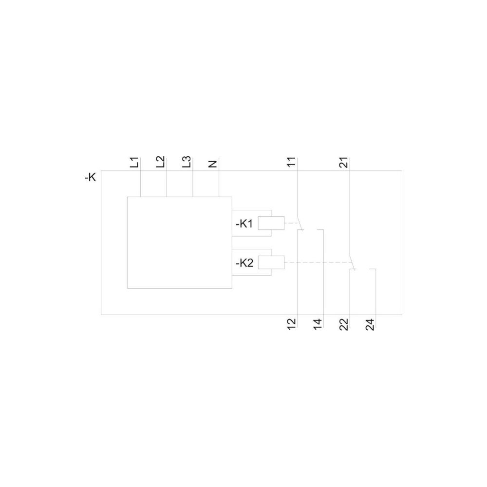 Siemens Netzüberwachungsrelais 3UG5616-1CR20 digital 2 Wechsler 120-690V 22,5x100... SIEMENS-3UG56161CR20 4047621099941 (Abb. 5)
