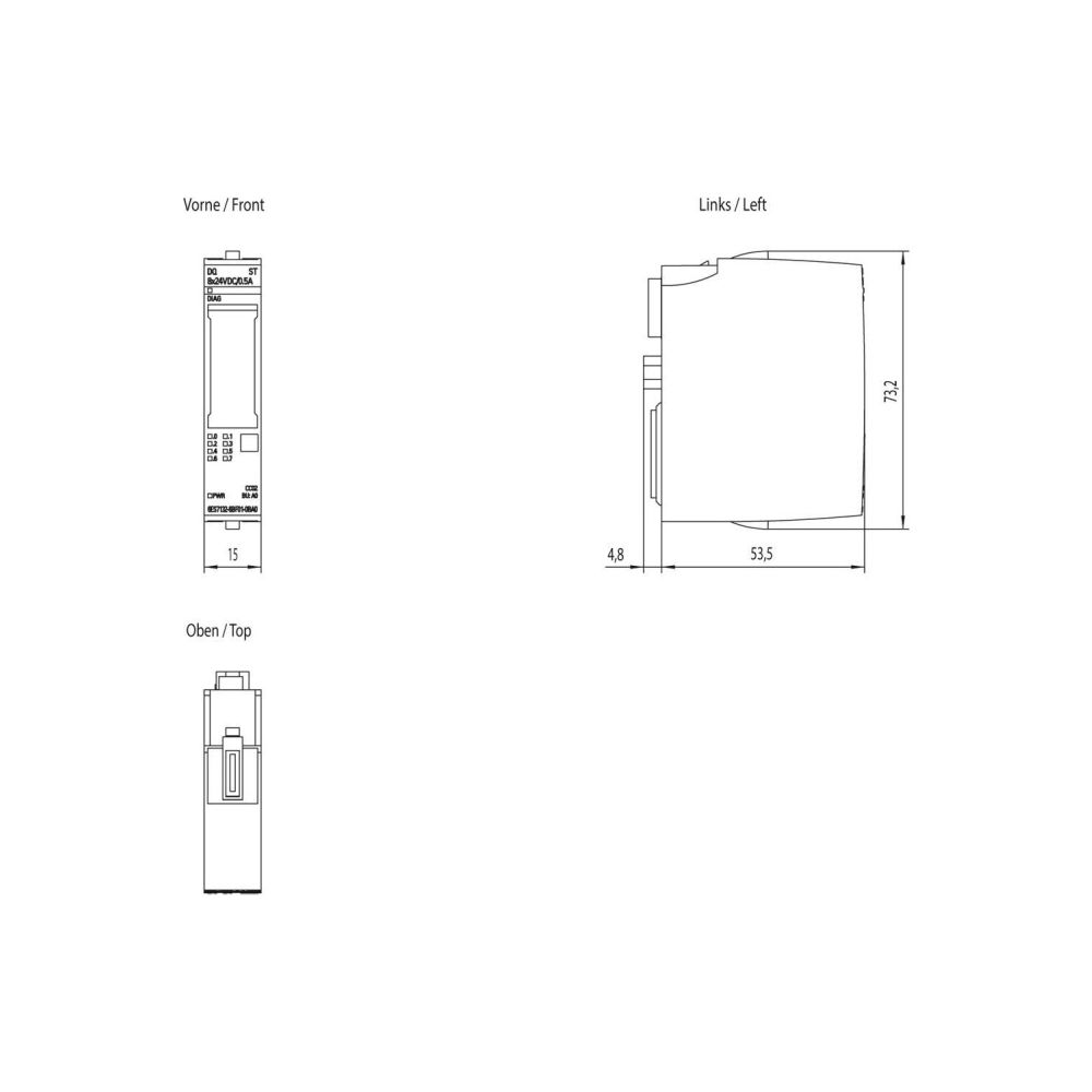 Siemens Siemens 6ES7132- 6ES7132-6BF01-0BA0 6BF01-0BA0 ET 200SP Simatic Digit... SIEMENS-6ES71326BF010BA0 4047623408703 (Abb. 4)
