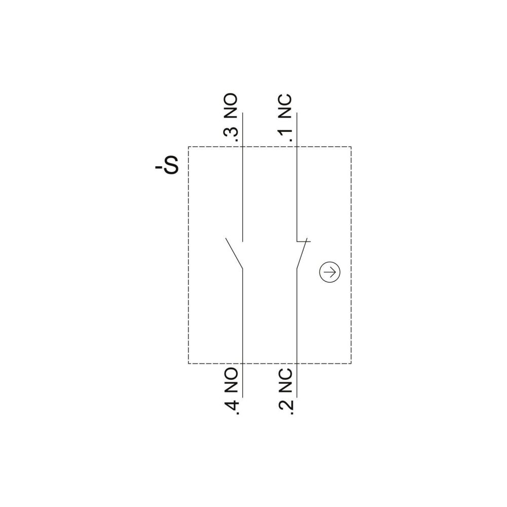 Siemens SIRIUS ACT Kontaktmodul 1S 1Ö Schraubanschluss Frontbefestigung 3SU14... SIEMENS-3SU14001AA101FA0 4011209950979 (Abb. 3)