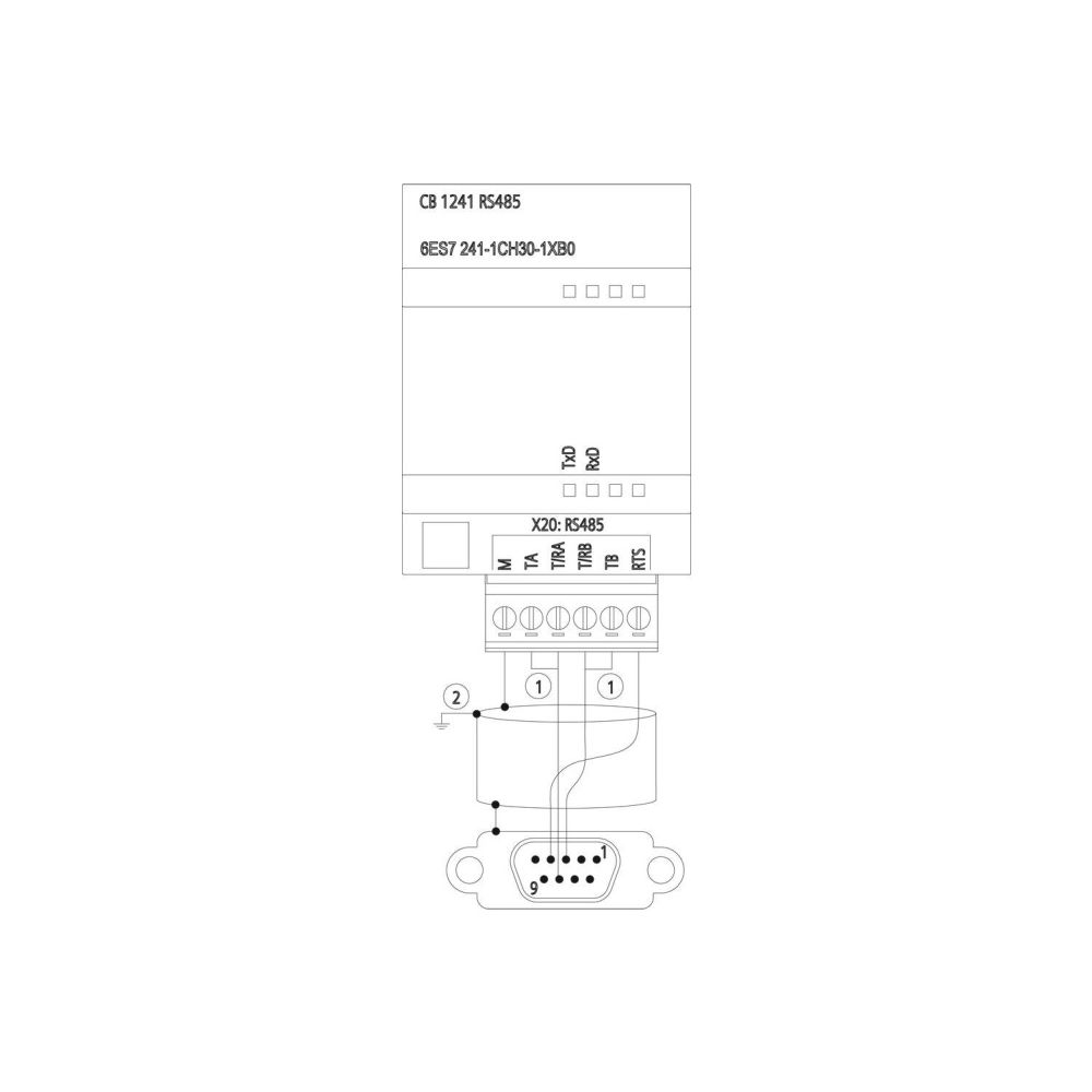 Siemens SIMATIC S7-1200 Communication Board CB 1241 RS485 mit Potentialtrennu... SIEMENS-6ES72411CH301XB0 6940408100930 (Abb. 3)