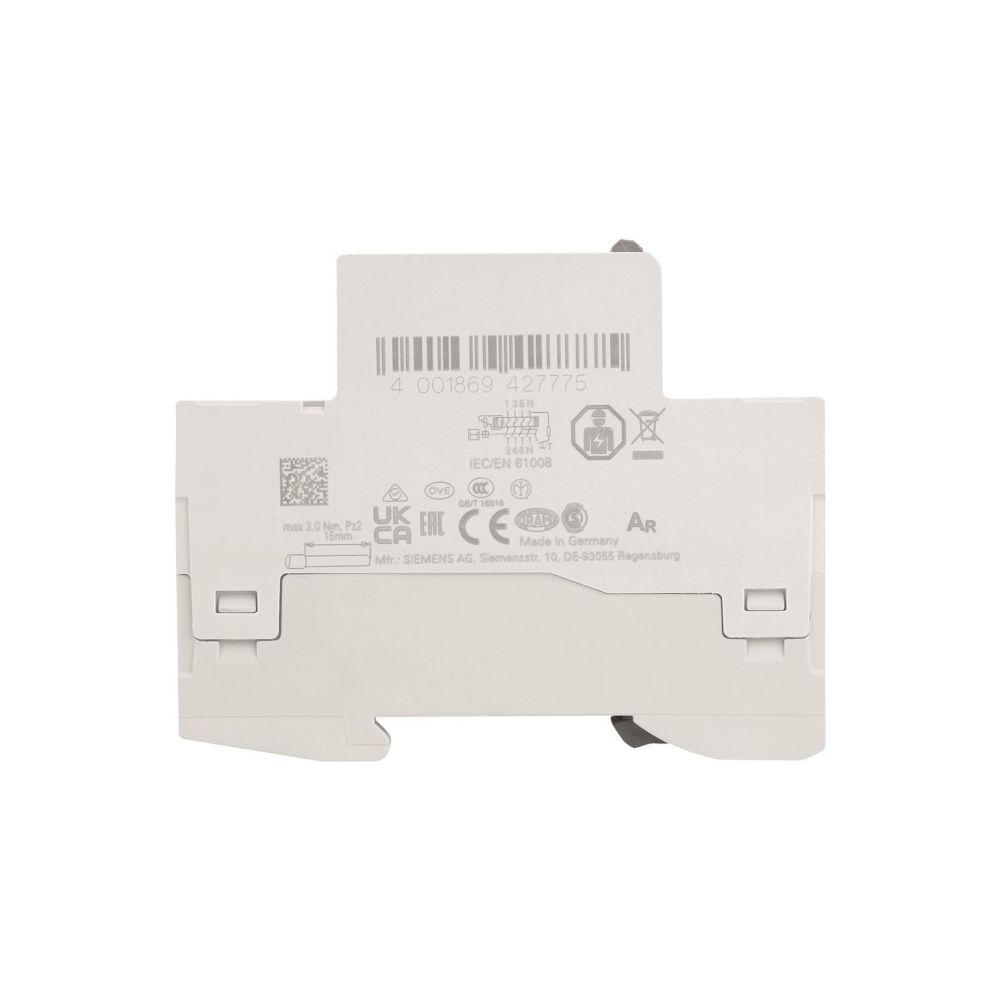 Siemens FI-Schutzschalter 5SV3 4-polig 40A 30mA Typ A 400V 4TE 5SV3344-6... SIEMENS-5SV33446 4001869427775 (Abb. 4)