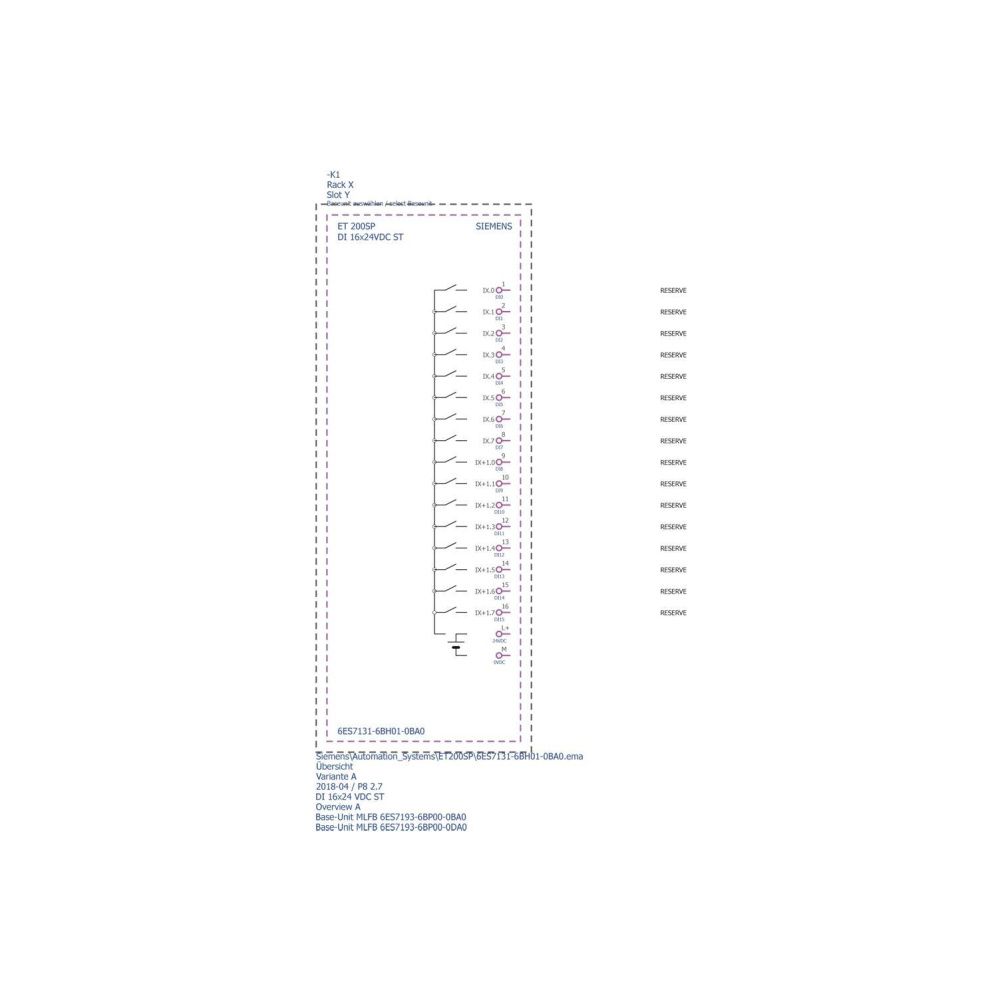Siemens Simatic ET 200SP Digitales Eingangsmodul DI 16x24V DC Standard 6ES713... SIEMENS-6ES71316BH010BA0 4047623408550 (Abb. 4)