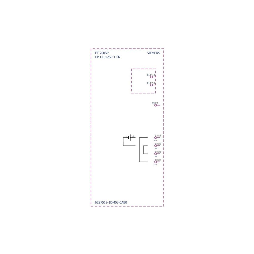 Siemens SIMATIC DP CPU 1512SP-1 PN Zentralbaugruppe 400KB/2MB 100x117x75mm IP... SIEMENS-6ES75121DM030AB0 4047623412731 (Abb. 4)