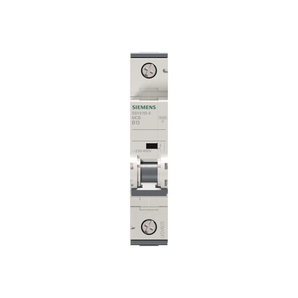 Siemens Leitungsschutzschalter 5SY41136 1-polig B 13A 10kA 70mm... SIEMENS-5SY41136 4001869181202 (Abb. 4)