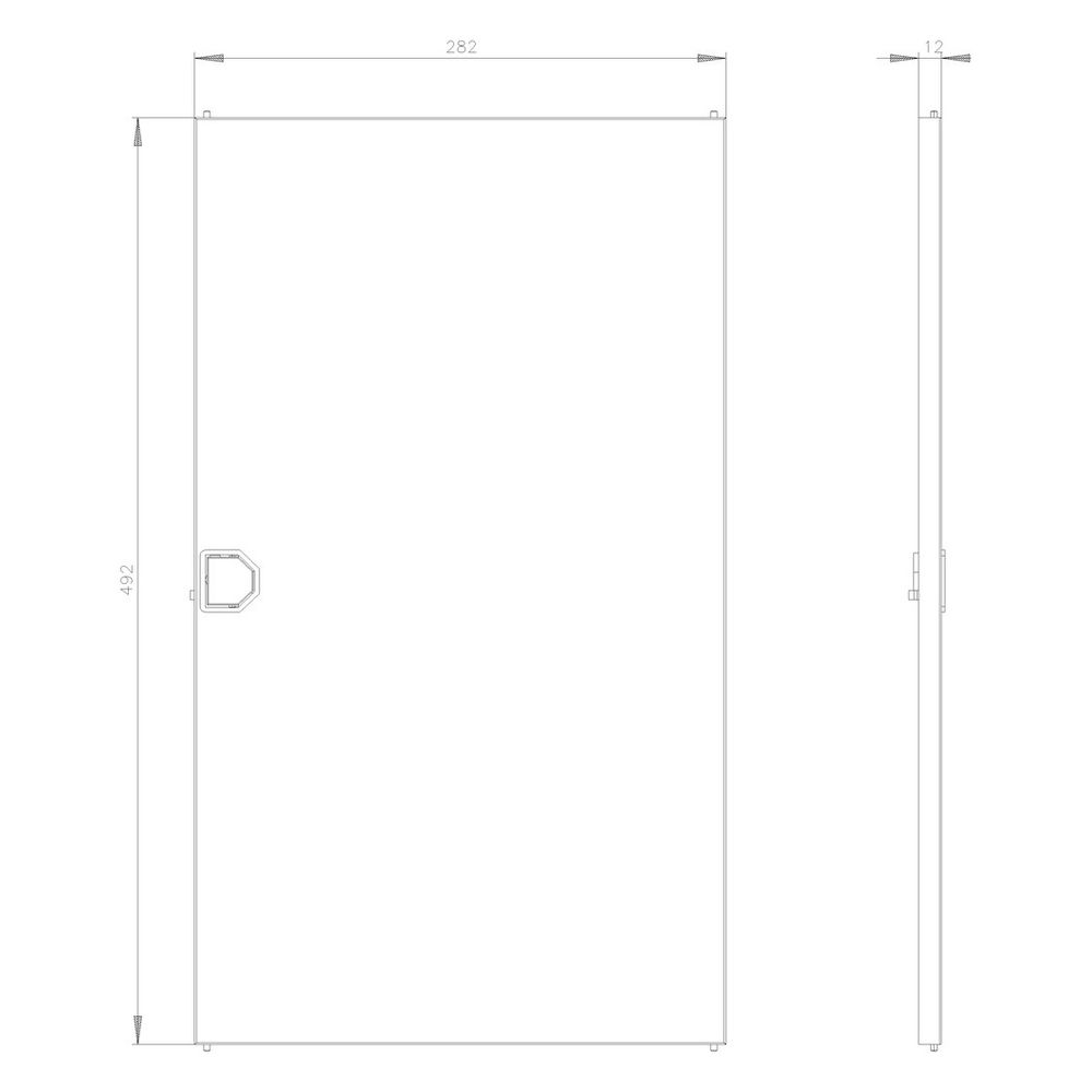 Siemens Kunststofftür 3-reihig für SIMBOX Haubenverteiler 8GB5003-5KM01... SIEMENS-8GB50035KM01 4001869468105 (Abb. 2)