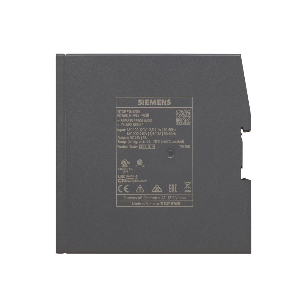 Siemens SITOP PSU4200 Stromversorgung 1-phasig 24V 5A 120W 135x50x125mm 6EP33... SIEMENS-6EP33333SB000AX0 4025515156239 (Abb. 3)