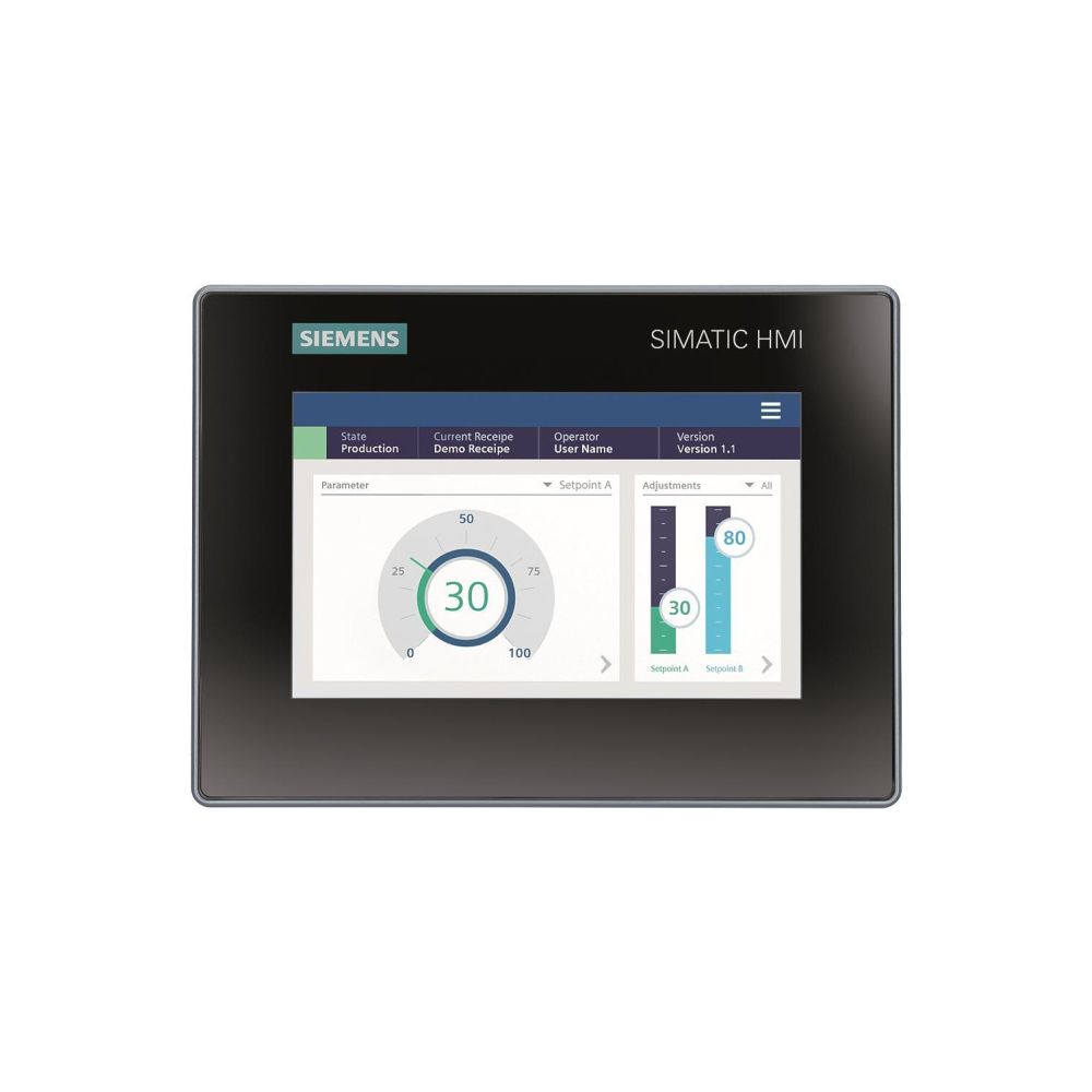 Siemens SIMATIC HMI MTP700 Unified Basic Panel 7" TFT 800x480px IP65 214x158x... SIEMENS-6AV21233GB320AW0 4034106035198 (Abb. 3)