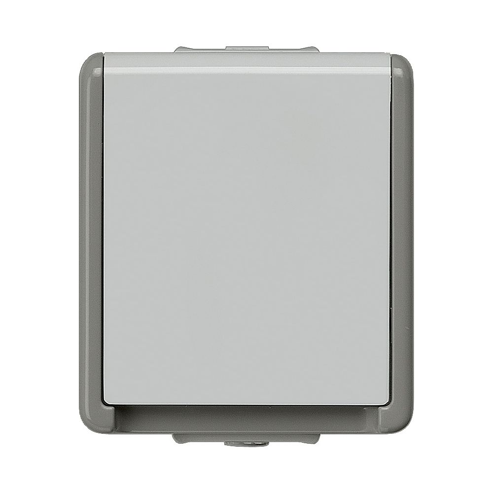 Siemens DELTA Aufputz-Schutzkontaktsteckdose 1fach mit Klappdeckel IP44 250V 16A Grau ... SIEMENS-5UB4711 4001869052021 (Abb. 4)