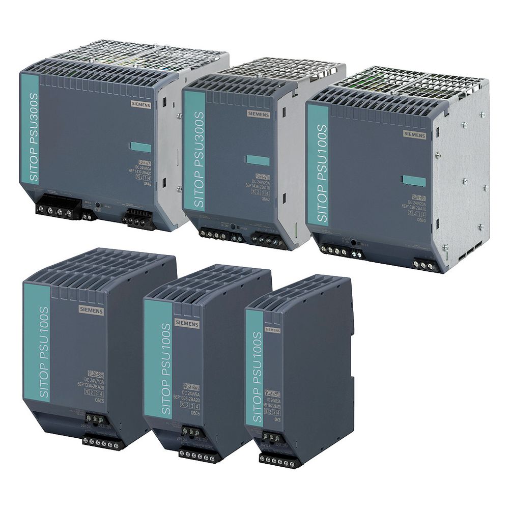 Siemens SITOP PSU100S Stromversorgung 24V 20A 480W 1-phasig IP20 145x115x150mm 6E... SIEMENS-6EP13362BA10 4025515152897 (Abb. 8)
