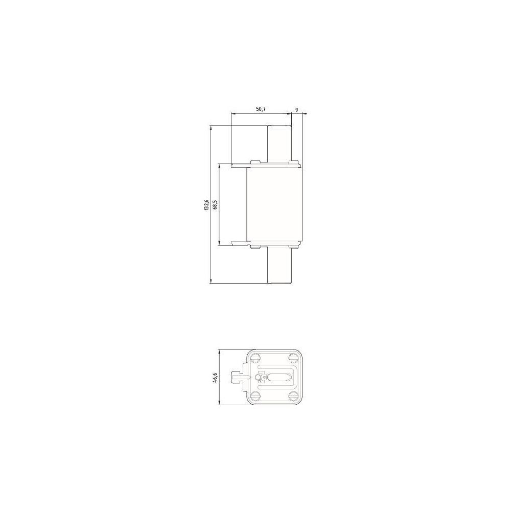 Siemens NH-Sicherungseinsatz NH1 200A 500V AC 440V DC gG Stirnkennmelder 3NA3140... SIEMENS-3NA3140 4001869056005 (Abb. 2)