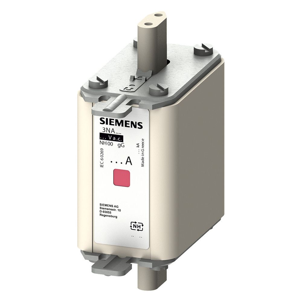 Siemens NH-Sicherungseinsatz NH00 80A 500V AC/250V DC gG Kombikennmelder 3NA78247... SIEMENS-3NA78247 4001869071718 (Abb. 4)