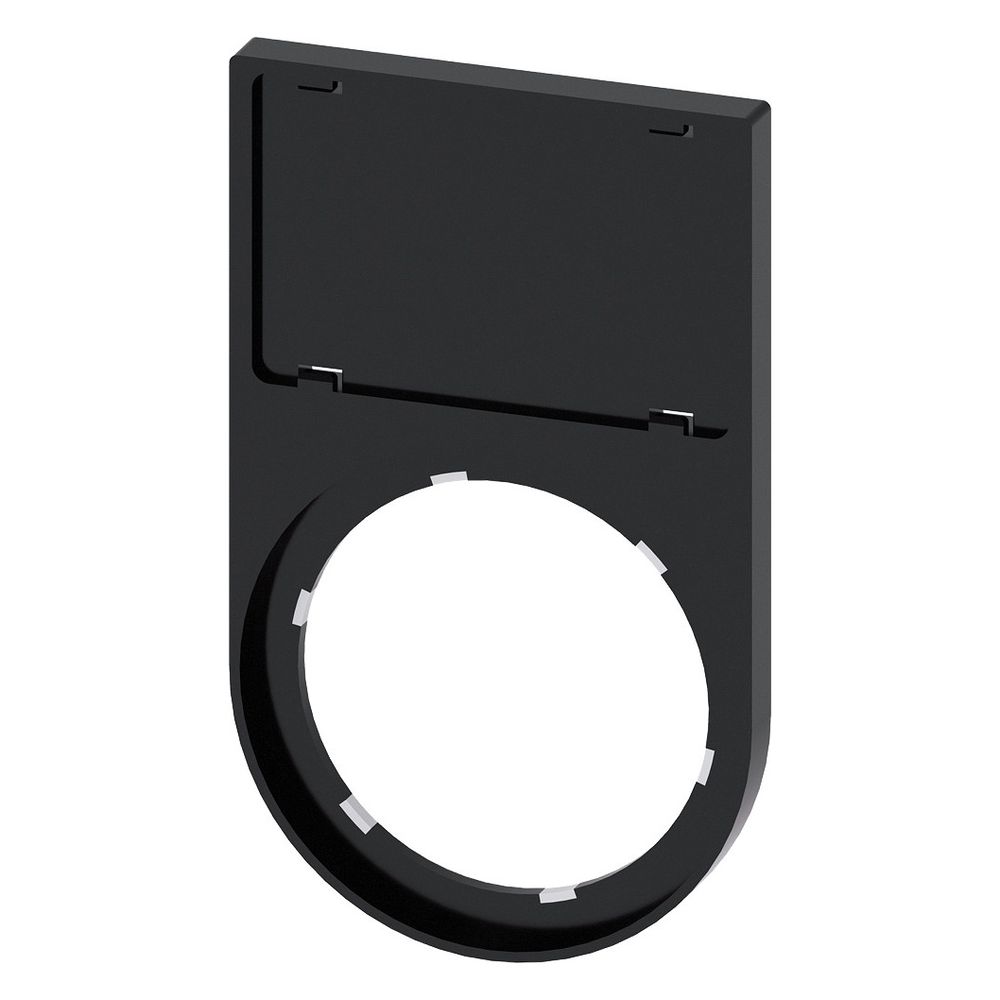 Siemens SIRIUS ACT Schildträger flach abgerundet schwarz für 17,5x27mm Schild... SIEMENS-3SU19000AS100AA0 4011209963740 (Abb. 3)