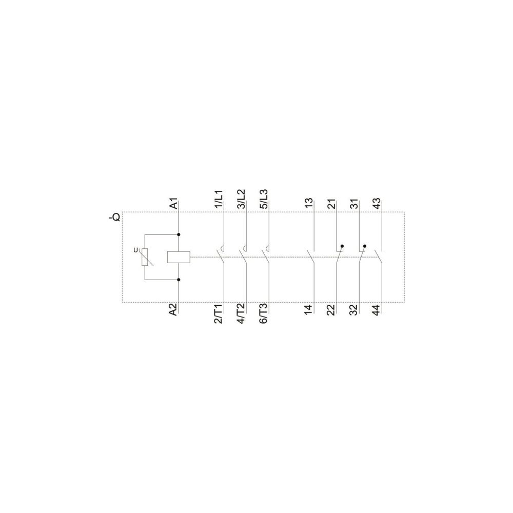 Siemens Schütz 3RT10566AP36 90kW 400V AC/DC 220-240V 2 Schließer 2 Öffner 120x172... SIEMENS-3RT10566AP36 4011209507531 (Abb. 3)