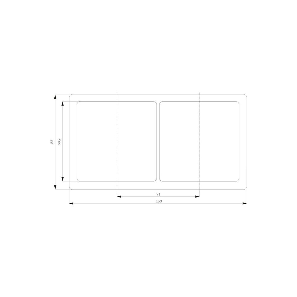 Siemens DELTA style Rahmen 2-fach Titanweiß 153x82mm 5TG1322... SIEMENS-5TG1322 4001869220369 (Abb. 2)