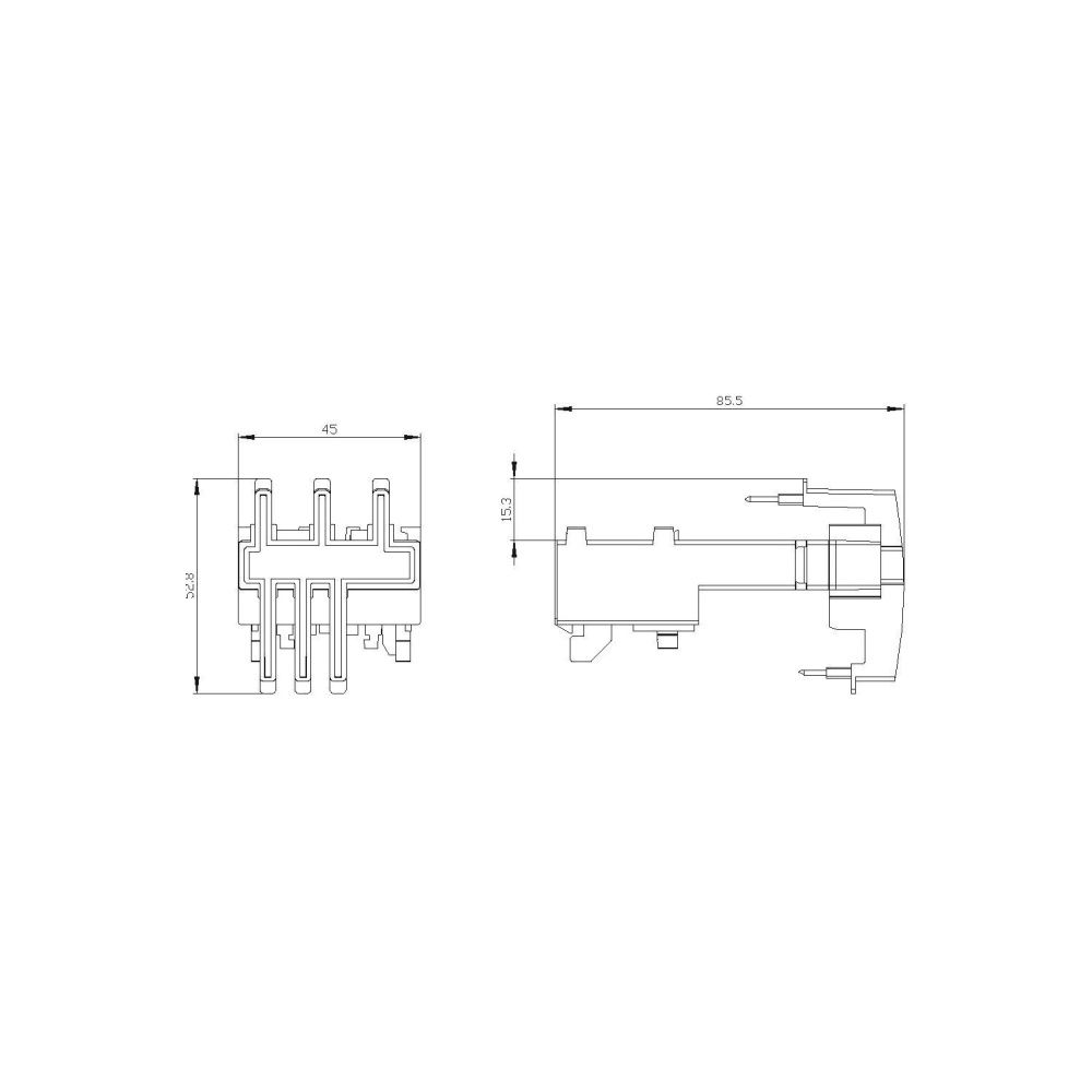 Siemens Verbindungsbaustein elektrisch und mechanisch für 3RV2011 und 3RT201 mit ... SIEMENS-3RA29112AA00 4011209740976 (Abb. 2)