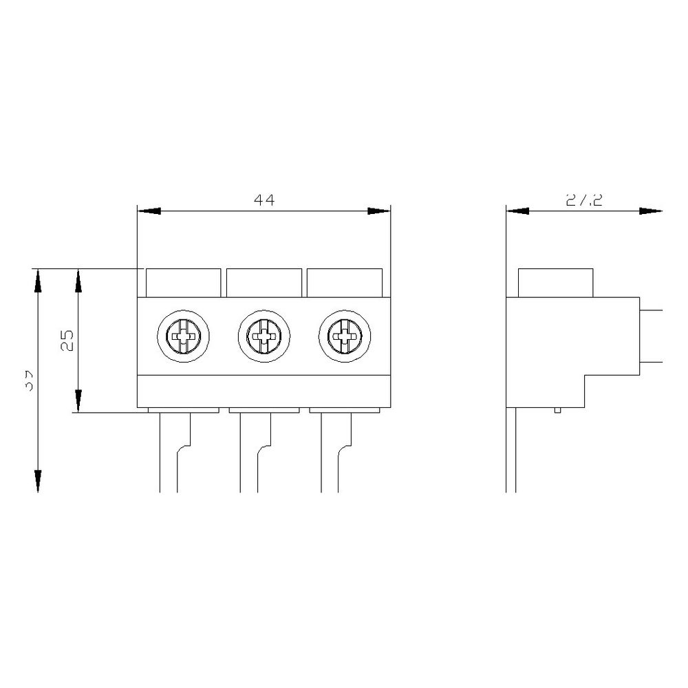 Siemens 3-Phasen-Einspeiseklemme 3RV19155A, Baugröße S00... SIEMENS-3RV19155A 4011209276468 (Abb. 5)