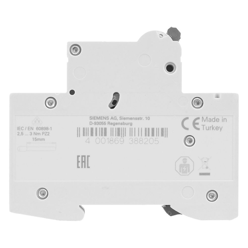 Siemens Leitungsschutzschalter 5SL6116-7 1-polig C 16A 6kA 230/400V... SIEMENS-5SL61167 4001869388205 (Abb. 14)