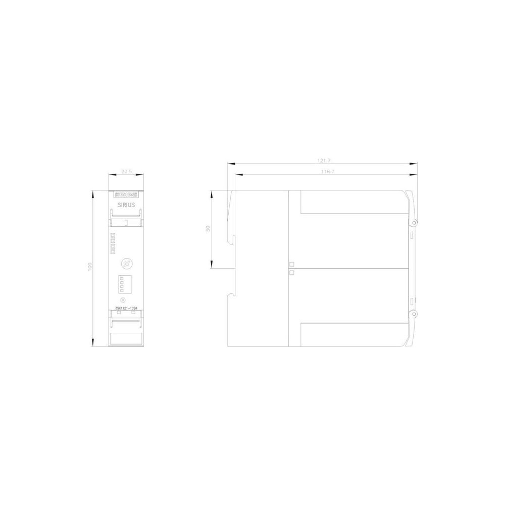 Siemens SIRIUS Sicherheitsschaltgerät 3SK11211CB41 Advanced 0,05-3s 22,5x100x121,... SIEMENS-3SK11211CB41 4011209913592 (Abb. 2)