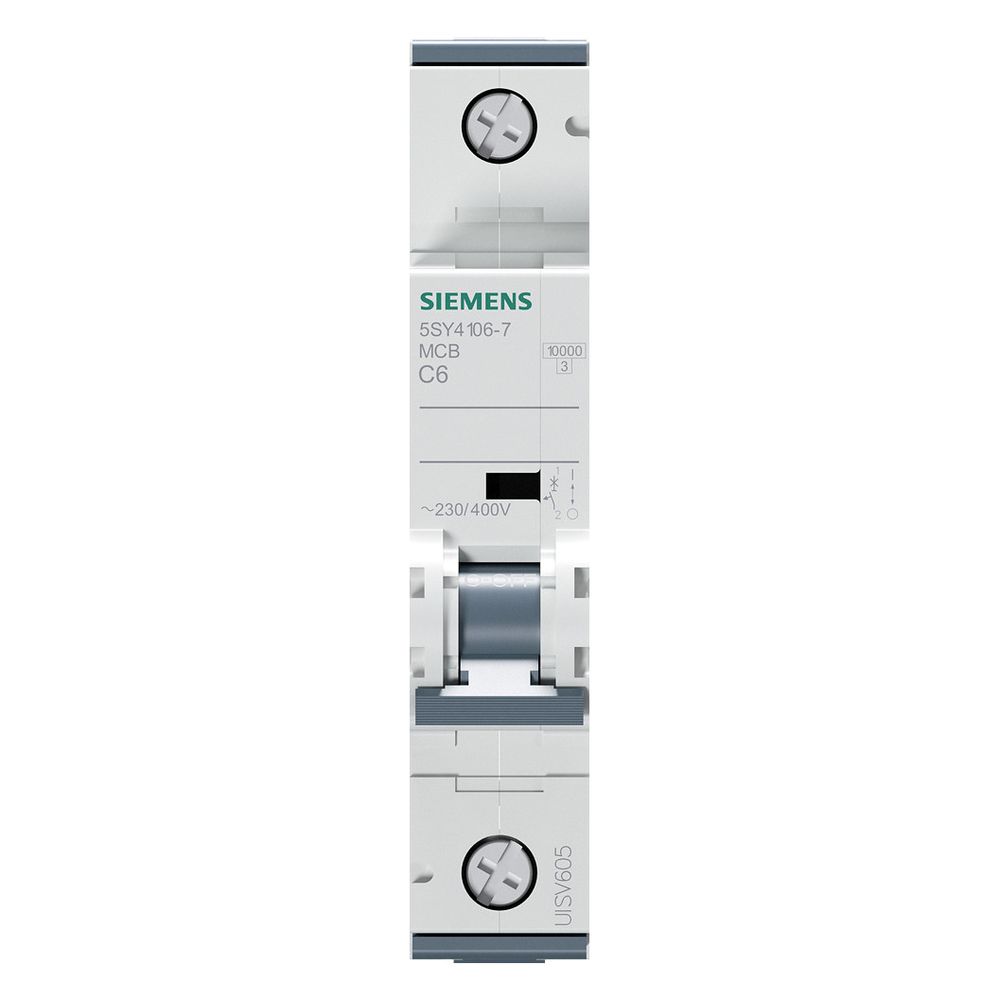 Siemens Leitungsschutzschalter 5SY4 1-polig C 6A 10kA 230/400V 5SY4106-7... SIEMENS-5SY41067 4001869181356 (Abb. 11)