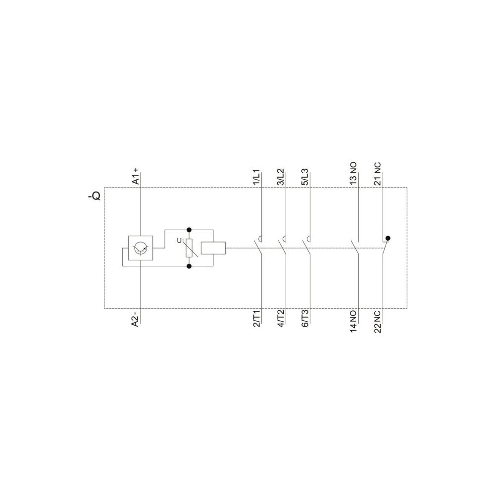 Siemens Koppelschütz 3RT2036-1KB40 22kW 24V DC 1S+1Ö 3polig Schraubanschluss 114x... SIEMENS-3RT20361KB40 4047621009971 (Abb. 5)