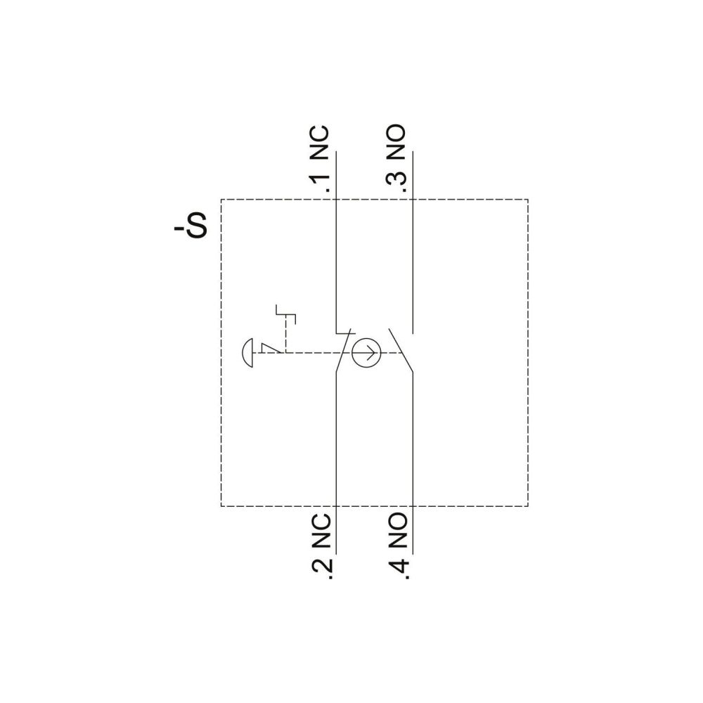 Siemens Not-Halt-Pilztaster 1 Schließer 1 Öffner IP67/IP69K 22,3mm 46,4x75mm ... SIEMENS-3SU11001HB201FH0 4011209957732 (Abb. 3)