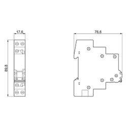 Siemens Kontrollschalter 1P 20A 230V 1TE mit Glimmlampe 5TE8101... SIEMENS-5TE8101 4001869209920 (Abb. 1)