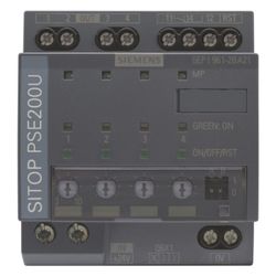 Siemens SITOP PSE200U Selektivitätsmodul 4-kanalig 24VDC 10A Schraubanschluss 80x... SIEMENS-6EP19612BA21 4025515152668 (Abb. 1)