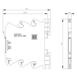 Siemens Plug-In-Koppler 3RQ4118-2AM00 1 Wechsler 24V DC Federzuganschluss mit LED... SIEMENS-3RQ41182AM00 4047621118413 (Abb. 1)