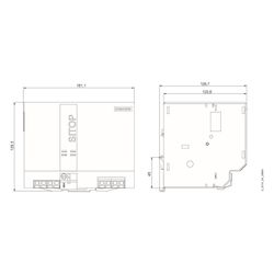 Siemens SITOP modular 20 Laststromversorgung 24V 20A 480W IP20 160x125x125mm 6EP1... SIEMENS-6EP14363BA00 4025515150602 (Abb. 1)