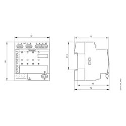 Siemens SITOP PSE200U Selektivitätsmodul 4-kanalig 24VDC 0,5A Schraubanschluss 80... SIEMENS-6EP19612BA11 4025515152651 (Abb. 1)