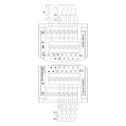 Siemens SIMATIC S7-1200 SM 1223 Digitale E/A 8DI/8DO Relais 24VDC 45x100x75mm... SIEMENS-6ES72231PH320XB0 6940408101999 (Abb. 1)