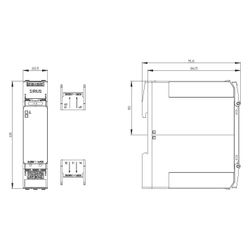 Siemens Netzüberwachungsrelais 3UG5511-1AR20 Phasenfolgeüberwachung 1 Wechsler 22... SIEMENS-3UG55111AR20 4047621099804 (Abb. 1)