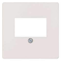 Siemens Abdeckplatte DELTA i-system für TAE Lautsprecher und USB 55x55mm Titanweiß IP... SIEMENS-5TG25632 4001869335889 (Abb. 1)