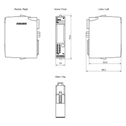 Siemens Simatic ET 200SP Digitales Eingangsmodul DI 8x 24VDC 6ES71316BF000CA0... SIEMENS-6ES71316BF000CA0 4025515082019 (Abb. 1)