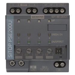 Siemens SITOP PSE200U Selektivitätsmodul 4-kanalig 24VDC 0,5A Schraubanschluss 80... SIEMENS-6EP19612BA31 4025515153399 (Abb. 1)