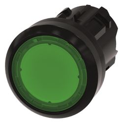 Siemens Drucktaster 3SU1001-0AB40-0AA0 beleuchtbar flach 22,3mm Grün Kunststo... SIEMENS-3SU10010AB400AA0 4011209955721 (Abb. 1)