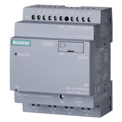 Siemens LOGO! 8.4 230RCEo Logikmodul 8DE/4DA Relaisausgang 10A Ethernet 90x71... SIEMENS-6ED10522FB080BA2 4034106034450 (Abb. 1)