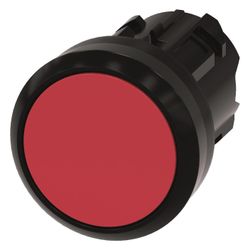 Siemens SIRIUS ACT Drucktaster 22,3mm rund flach tastend rot Kunststoff Front... SIEMENS-3SU10000AB200AA0 4011209947146 (Abb. 1)