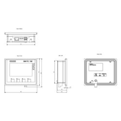 Siemens SIMATIC HMI KTP400 Basic Panel 4,3" TFT Resistiv-Touch 19,2-28,8V DC ... SIEMENS-6AV21232DB030AX0 4034106029203 (Abb. 1)