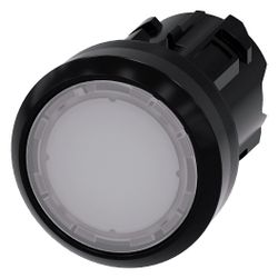 Siemens Leuchtdrucktaster 3SU1001-0AB60-0AA0 flach rund weiß 22,3mm Kunststof... SIEMENS-3SU10010AB600AA0 4011209955738 (Abb. 1)