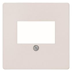Siemens Abdeckplatte DELTA i-system für TAE Lautsprecher und USB 55x55mm Titanweiß IP... SIEMENS-5TG25632 4001869335889 (Abb. 1)