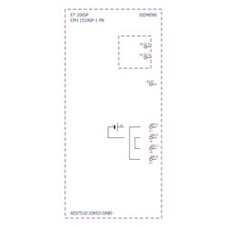 Siemens SIMATIC DP CPU 1510SP-1 PN Zentralbaugruppe 200KB Programm 1MB Daten ... SIEMENS-6ES75101DK030AB0 4047623412717 (Abb. 1)