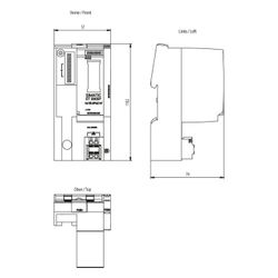 Siemens SIMATIC ET 200SP Interface-Modul PROFINET 2-Port IP20 50x117x74mm 6ES... SIEMENS-6ES71556AU010CN0 4047623409755 (Abb. 1)
